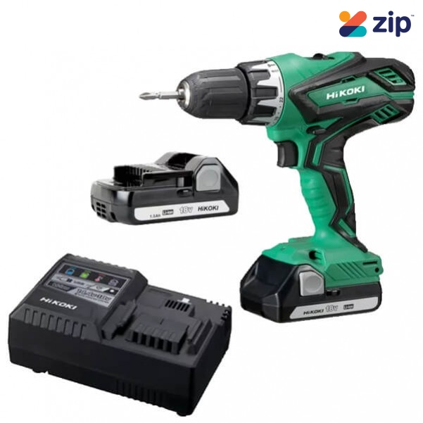 HiKOKI DV18DJL(HCZ) - 18V 1.5Ah Cordless Brushed Impact (Hammer) Driver Drill Combo Kit