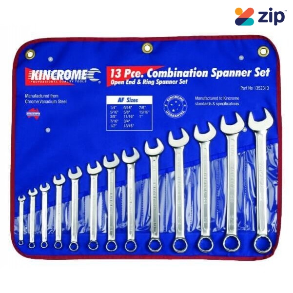 Kincrome 1352313 - 13 Piece Combination Spanner Set