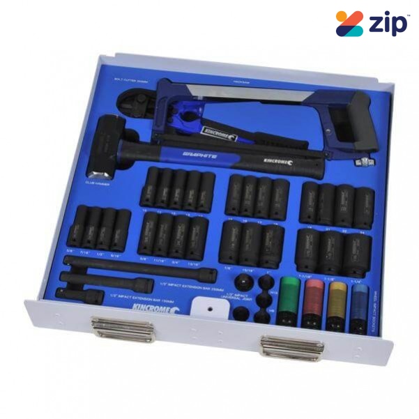 Kincrome EVA151T - 42 Piece EVA Tray Metric & Imperial Impact Socket Set