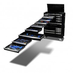 Kincrome K1958B - 545 Piece 17 Drawer (42") CONTOUR Black Workshop Tool Kit