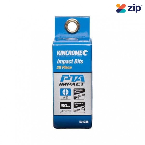 Kincrome K21238 - 50mm 20 Piece Phillips #2 Impact Bit