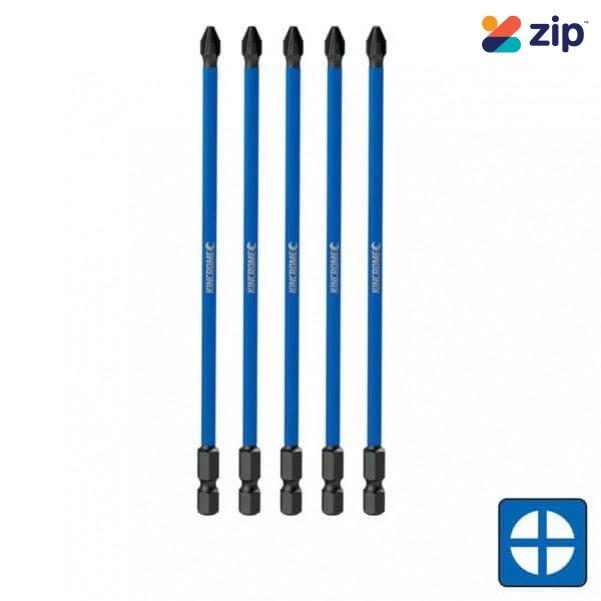 Kincrome K21251 - 150mm 5 Piece Phillips #2 Impact Bit