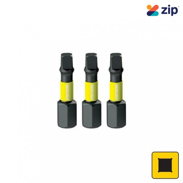 Kincrome K21270 - 25mm 3 Piece Square #2 Impact Bit