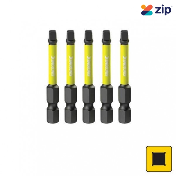 Kincrome K21276 - 50mm 5 Piece Square #2 Impact Bit