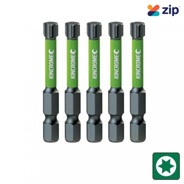 Kincrome K21406 - T25 50mm 5 Piece TORX Impact Bit