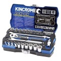 Kincrome K27001 - 1/4" 24 PCE Square Driver LOK-ON Socket Set – Imperial & Metric