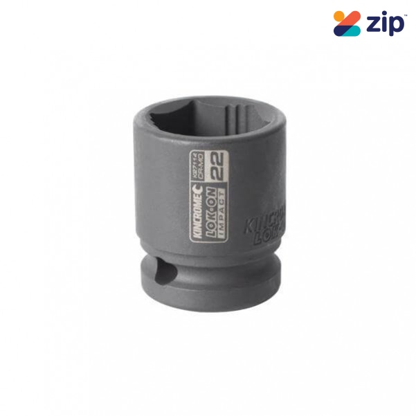 Kincrome K27114 - 22mm 1/2" Drive LOK-ON Impact Socket