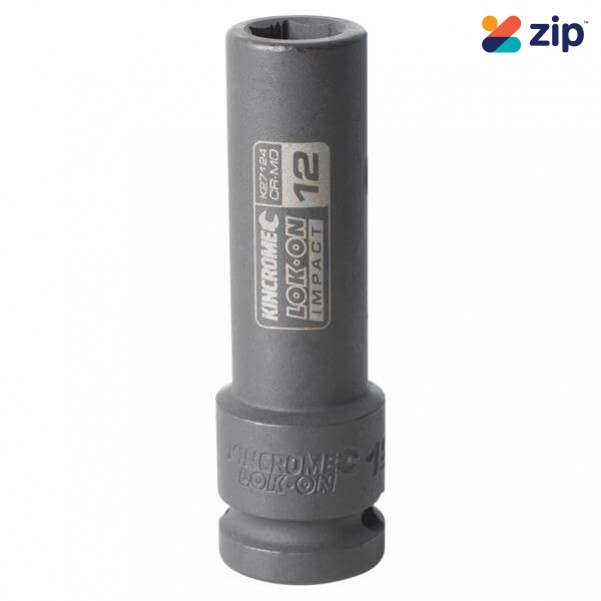 Kincrome K27124 - 12mm 1/2" Drive LOK-ON Deep Impact Socket