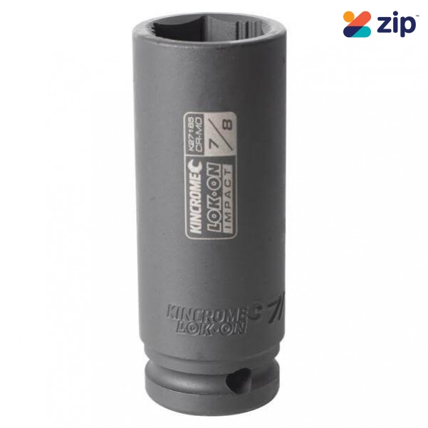 Kincrome K27165 - 7/8" 1/2" Drive LOK-ON Deep Imperial Impact Socket