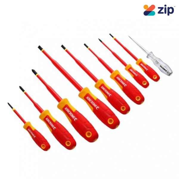 Kincrome K5619 - 9 Piece TorqueMaster VDE Screwdriver Set