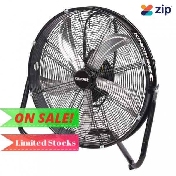 Kincrome KP1011 - 240V 500MM (20") Heavy Duty 3 Speed FLoor Fan