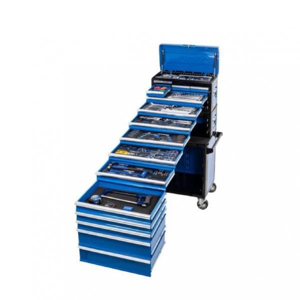 Kincrome P1708 - 245 Piece Metric & SAE 14 Drawer Evolution Workshop Tool Chest & Trolley