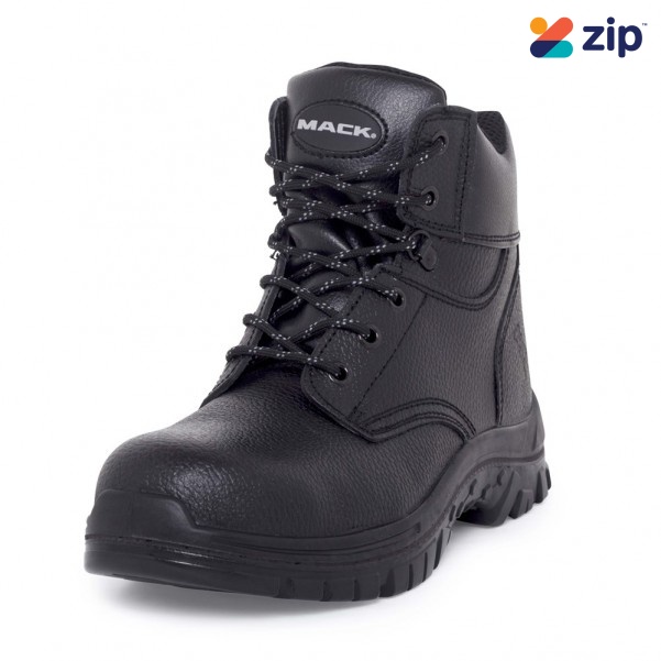 Mack MK0TRADESBBF095 - Tradesman Lace Up Safety Boots Black Size 9.5