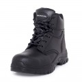 Mack MK0TRADESBBF070 - Tradesman Lace Up Steel Toe Cap Black Safety Boots Size 7