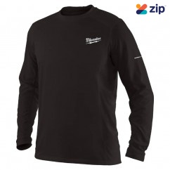 Milwaukee 415B-2X - WORKSKIN Size 2XL Light Long Sleeve Black Shirt 