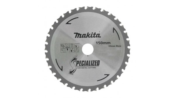 Makita B 47123 150 x 20mm 52 Teeth Metal TCT Saw Blade for DCS551Z