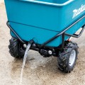 Makita DCU605Z - 36V (18V x 2) Li-ion Cordless Brushless Wheelbarrow With Flat Bucket - Skin