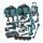 Makita DLX1514TX1 - 18V 5.0Ah x 4 Brushless 15 Piece Combo Kit