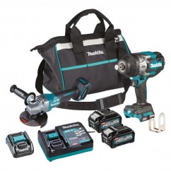 Makita DK0139G201 - 40V Max XGT 4.0Ah Cordless Brushless 2 Piece Combo Kit