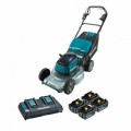 Makita DLM537PG4X - 18V x 2 534mm 21" 4 X 6.0Ah Brushless Self-Propelled Aluminium Deck Lawn Mower Kit