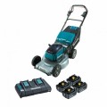 Makita DLM537PT4X - 18Vx2 5.0Ah 534mm (21") Cordless Brushless Aluminium Deck Self-Propelled Lawn Mower Kit