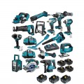 Makita DLX1509TX1 - 18V 4x5.0Ah LXT Cordless Brushless 15 Piece Combo Kit