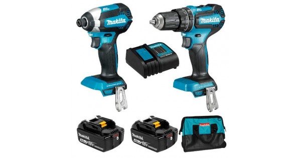 Makita DLX2283SM 18V 4.0Ah Brushless Cordless 2 Piece Combo Kit C L Tool Centre