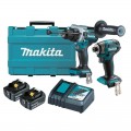 Makita DLX2516T - 18V Brushless 2 Piece 2 X 5.0ah Combo Kit