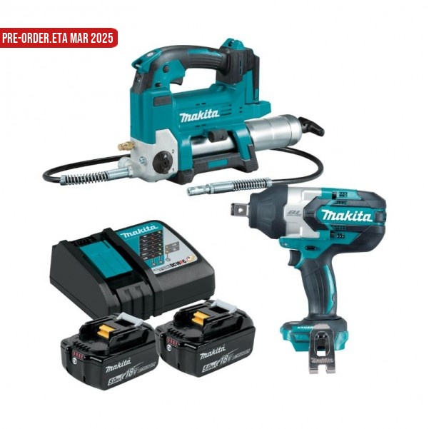 Makita DLX2542T - 18V 5.0Ah Li-ion Cordless Brushless 2pce Combo Kit