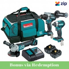 Makita DLX3146TX1 - 18V 5.0Ah Li-Ion Brushless 3 Piece Combo Kit