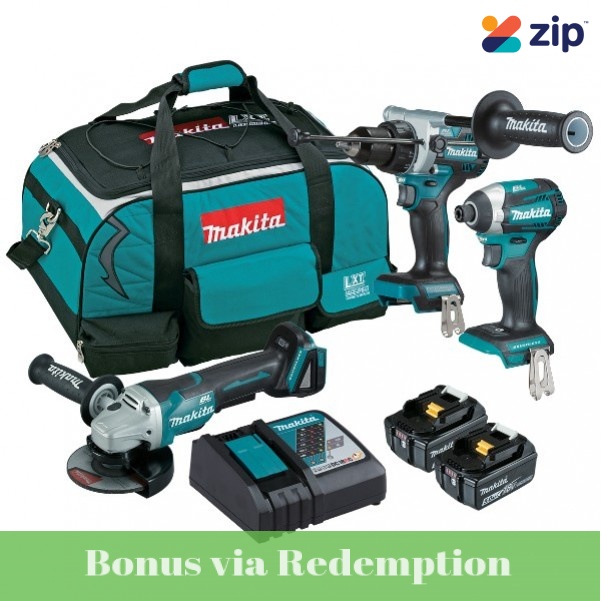 Makita DLX3146TX1 - 18V 5.0Ah Li-Ion Brushless 3 Piece Combo Kit