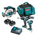 Makita DLX3169TX1-B - 18V 5.0Ah LXT Cordless Brushless 3 Piece Combo Kit