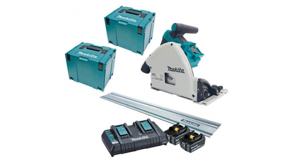 Makita battery plunge saw kit hot sale