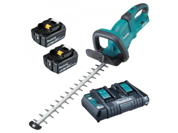 Makita DUH551PT2 36V 18V x 2 5.0Ah 550mm Cordless Hedge