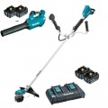 Makita DUR368APT2 - 36V (18Vx2) Cordless Brushless U Handle Line Trimmer Kit