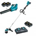 Makita DUR368LPT2 - 36V (18Vx2) Cordless Brushless Loop Handle Line Trimmer Kit