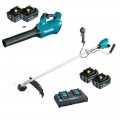 Makita DUR369APG2 - 36V (18V x 2) 6.0Ah Brushless U-Handle Line Trimmer Kit