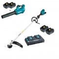 Makita DUR369LPT2 - 36V (18V x 2) 5.0Ah Brushless Loop Handle Line Trimmer Kit 