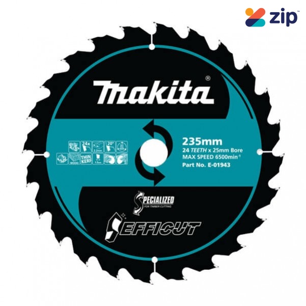 Makita E-01943 - 235mm 24 Tooth Efficut Cutting Blade