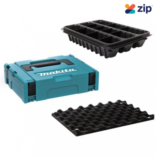 Makita MAKPAC108 - Makpac 3 Row Storage & Sponge Case 1 Set