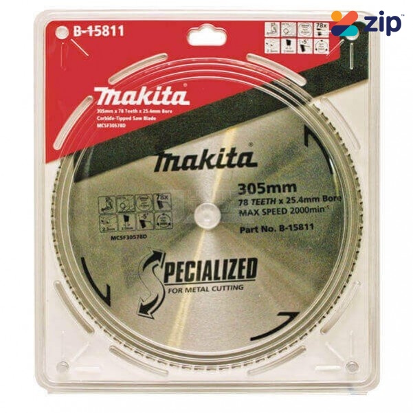 Makita B-15811 - 305 X 25.4 X 78t Metal Cut Blade For Bench Mounted 