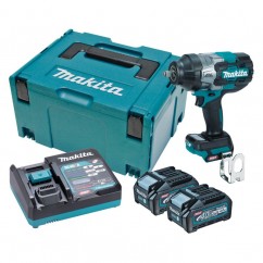 Makita TW002GM201 - 40V Max 4.0Ah Li-ion Cordless Brushless High Torque 1/2" Impact Wrench Combo Kit