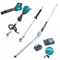 Makita UX01GT101-B - 40V 5.0Ah Li-ion XGT Max Cordless Brushless Multi-Function Powerhead Combo Kit with Attachments