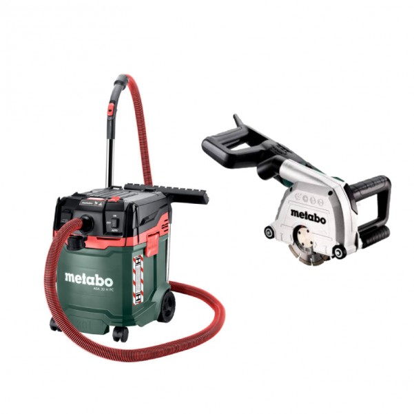 Metabo MFE 40 ASA 30 H PC COMBO (AU60010080)  - 240V Wall Chaser & H-Class Vacuum Combo