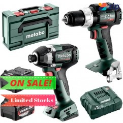 Metabo MET18BL2MB2LP5.2EB - 18V 2X5.2Ah 2 Piece Brushless Cordless Combo Kit AU68205750