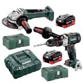 Metabo SB WB 125 BL M HD 5.5 - 18V 5.5Ah Brushless Cordless 2 Piece Combo Kit AU68902155