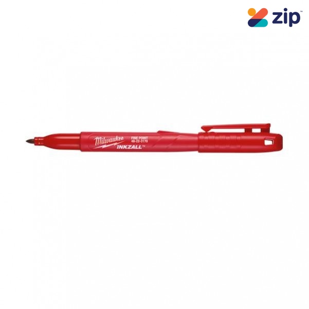 Milwaukee 48223170 - INKZALL Red Fine Point Markers