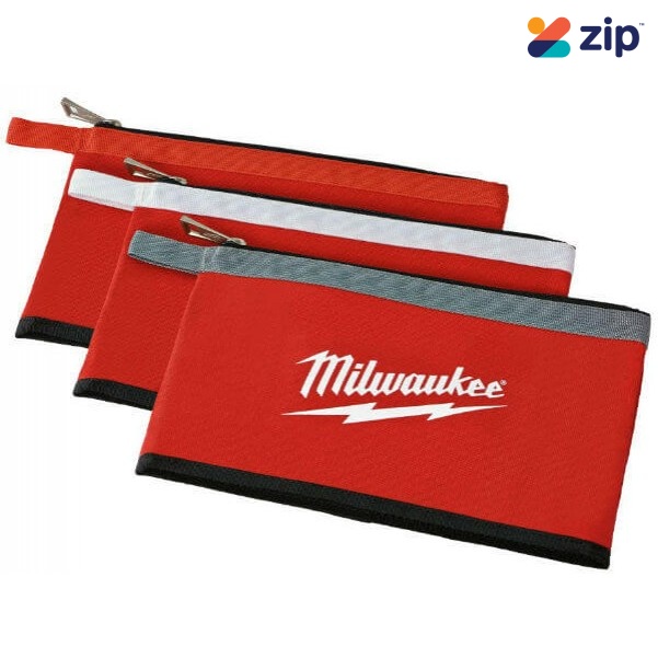 Milwaukee 48228193 - 3 Pack Zipper Pouches