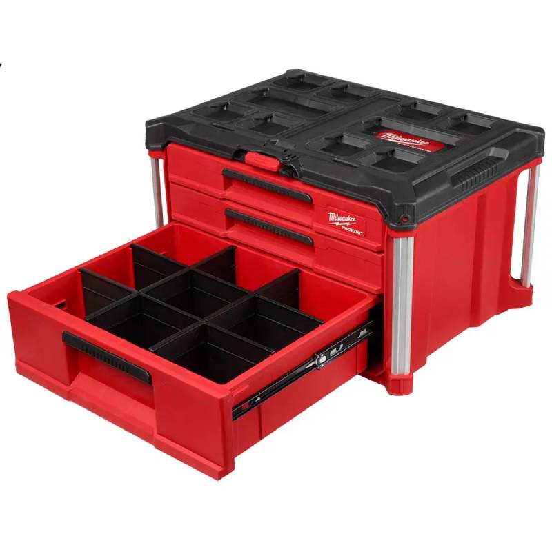 Milwaukee 48228447 - PACKOUT 3 Drawer Tool Box