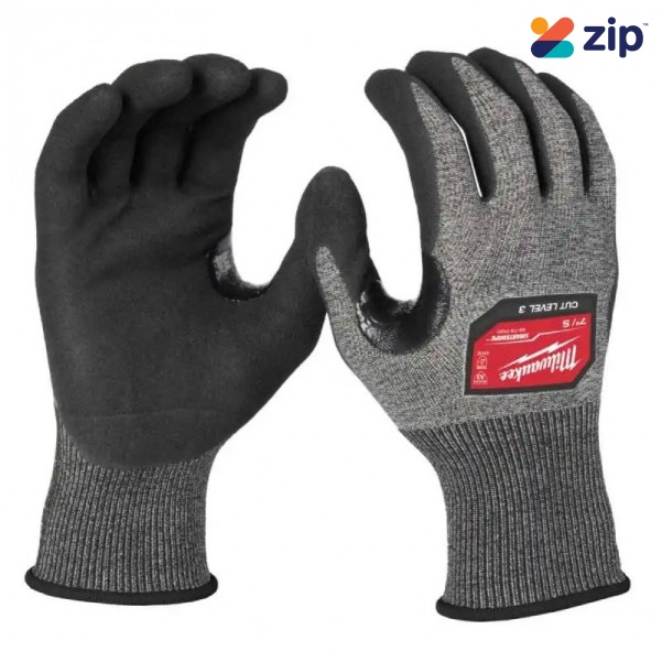 Milwaukee 48737130 - Size S Cut Level 3(C) High Dexterity Nitrile Dipped Gloves